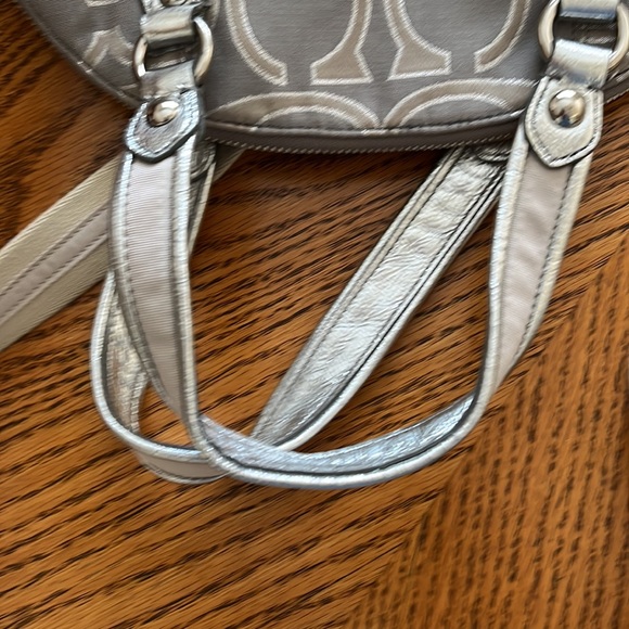 Coach Poppy Signature C Monogram Satchel Crossbody - Picture 7 of 8